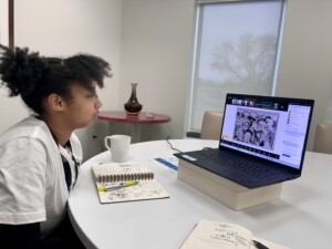 Zoom meeting with Armenian teens